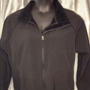 Free Country Ladies XL Black Full Zip Faux Fur Lined Jacket Coat